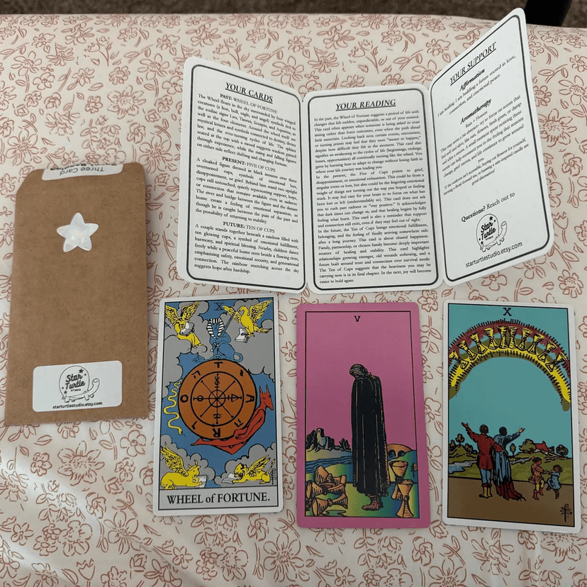 Customer's tarot reading